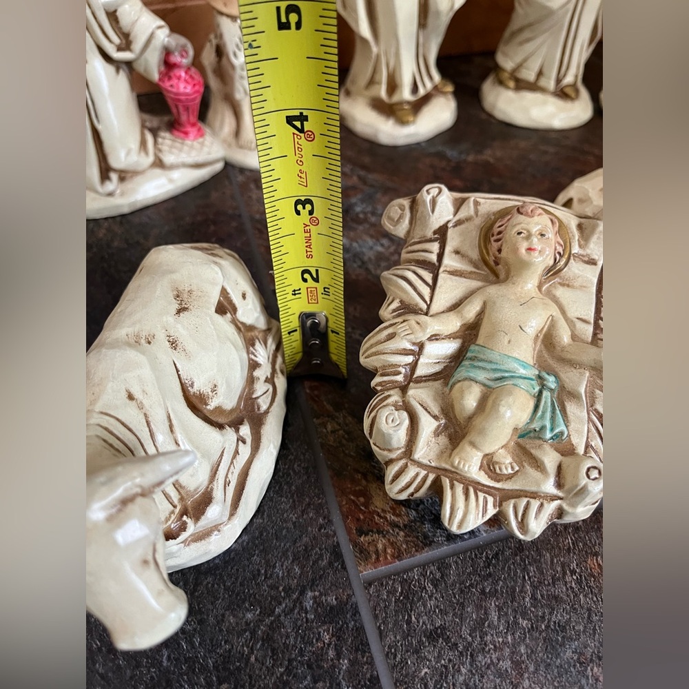 Vintage 12 piece Nativity set. Made in Japan - Picture 11 of 13